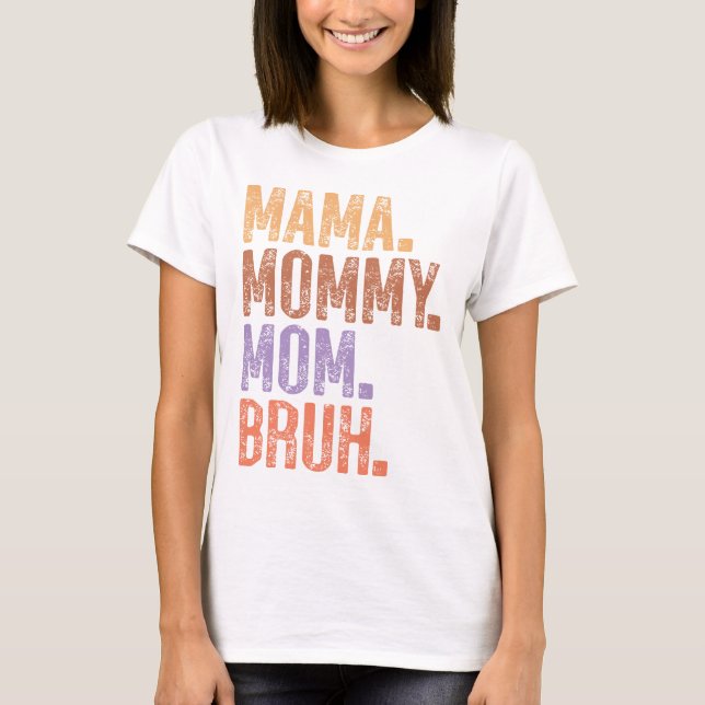 Funny Vintage Mum T-Shirt (Front)