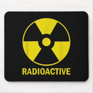 Funny Vintage Nostalgic Radioactive Nuclear War Sy Mouse Pad