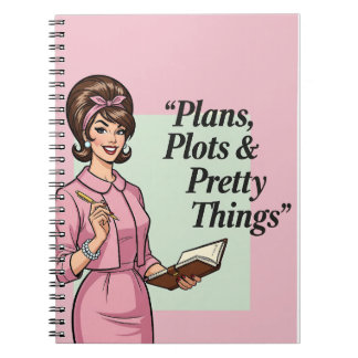 Funny Vintage Notebook for Women – Retro Feminist 