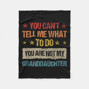Funny Vintage Retro Sarcastic Design Quotes You Ca Fleece Blanket