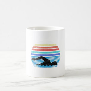 Funny Vintage Retro Swim Swimmer Swimming 80s Gift Coffee Mug