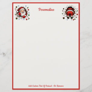 Funny Vintage Santa Christmas Breakout Custom