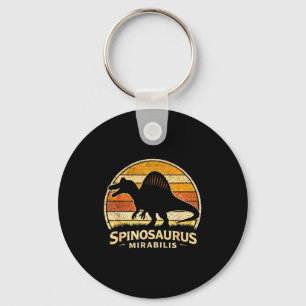 Funny vintage spinosaurus dinosaur spinosaurus key ring