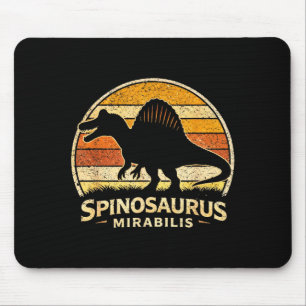Funny vintage spinosaurus dinosaur spinosaurus mouse pad