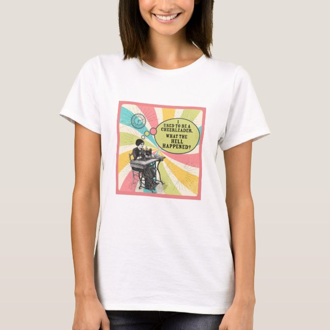 Funny, vintage style t-shirt (Front)