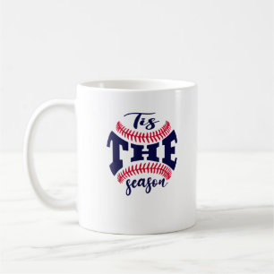 Funny Vintage Tis The Season Baseball Is My Favori Coffee Mug