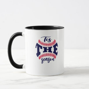 Funny Vintage Tis The Season Baseball Is My Favori Mug