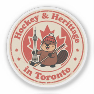Funny Vintage Toronto Beaver Hockey Retro