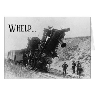 Funny Vintage Train Wreck How's Your Day Going