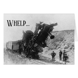 Funny Vintage Train Wreck How's Your Day Going