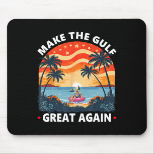 Funny Vintage Trump Shirt Make The Gulf Great Agai Mouse Pad