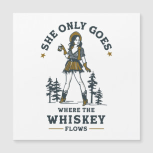 Funny Vintage Western Cowgirl Whiskey Lover