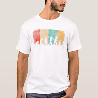 Funny Vintage Yoga Evolution Humour T-Shirt