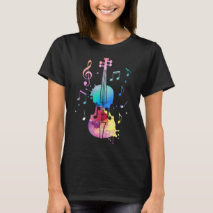 Funny Violin Lover Art For Men Women Violin Player T-Shirt