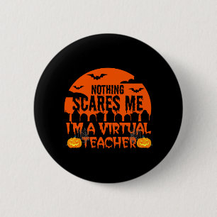 Funny Virtual Teacher 6 Cm Round Badge