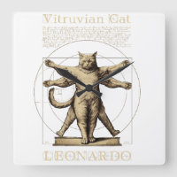 Funny Vitruvian Cat Pet Animal Owners