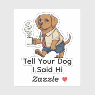 Funny Vizsla Dog Business Suit Coffee