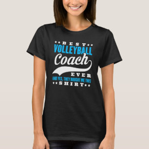 Funny Volleyball Coach Graphic for Women and Men V T-Shirt