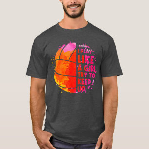 Funny Volleyball Design For Women Girls Volleyball T-Shirt