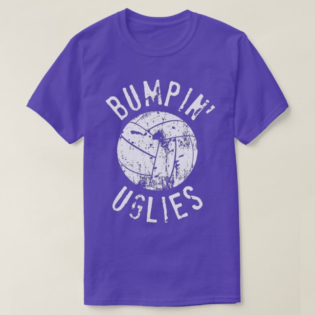 Funny Volleyball eam   Bumpin Uglies  T-Shirt (Design Front)