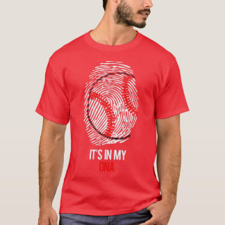 Funny Volleyball Its in my DNA Fingerprint T-Shirt