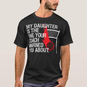 Funny Volleyball Mum Dad Parent Shirt Gift Daughte
