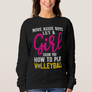 Funny Volleyball Pun For Volleyball Player Volley Sweatshirt