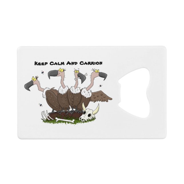 Funny vultures humour cartoon (Back Horizontal)