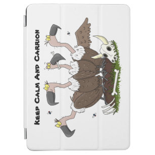 Funny vultures humour cartoon iPad air cover