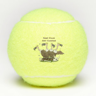 Funny vultures humour cartoon tennis balls