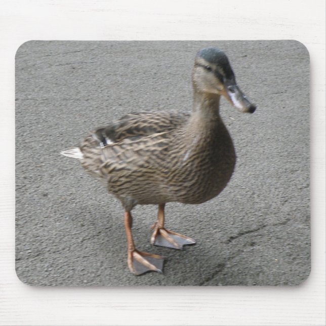 Funny Waddling Duck Mousepad (Front)