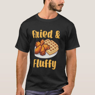 Funny Waffle Chicken Apparel Breakfast Brunch Fas T-Shirt