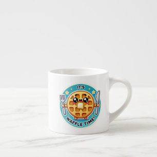 Funny Waffle Mug with Backside Design