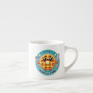 Funny Waffle Mug with Backside Design