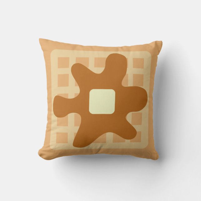 Funny Waffle Pillow (Front)