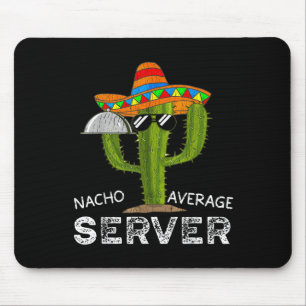 Funny Waiter For Men Funny Waitress For Women Food Mouse Pad