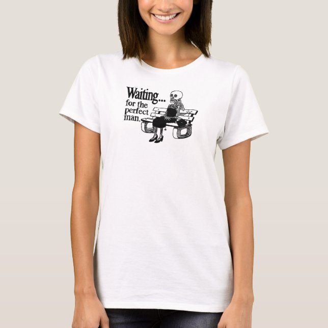 Funny Waiting For The Perfect Man Spaghetti Tank (Front)