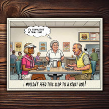 Funny Waitress Life Restaurant Humour