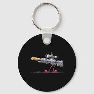 Funny Walking Big Costume for Lovers Key Ring