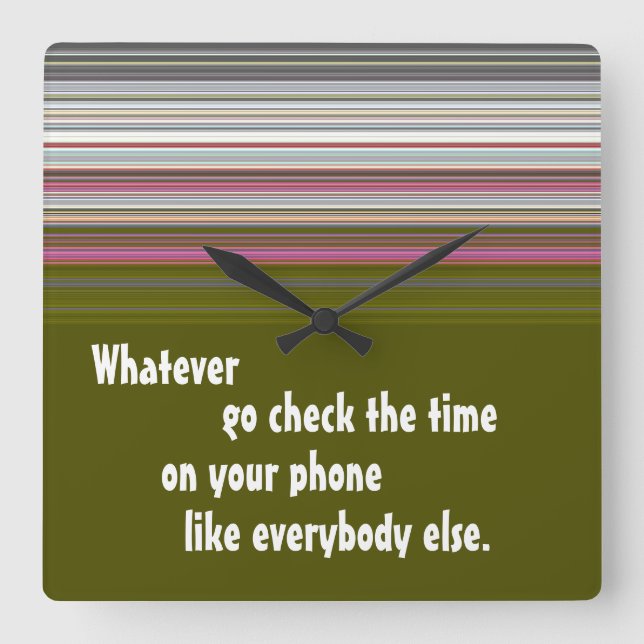 Funny Wall Clock (Front)
