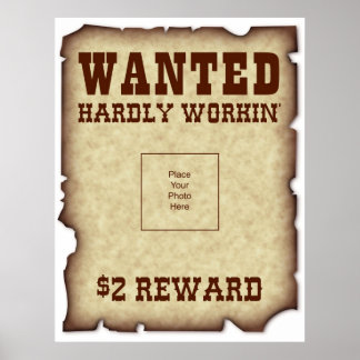 Funny Wanted Poster