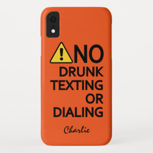 Funny Warning Custom Name & Colour phone cases