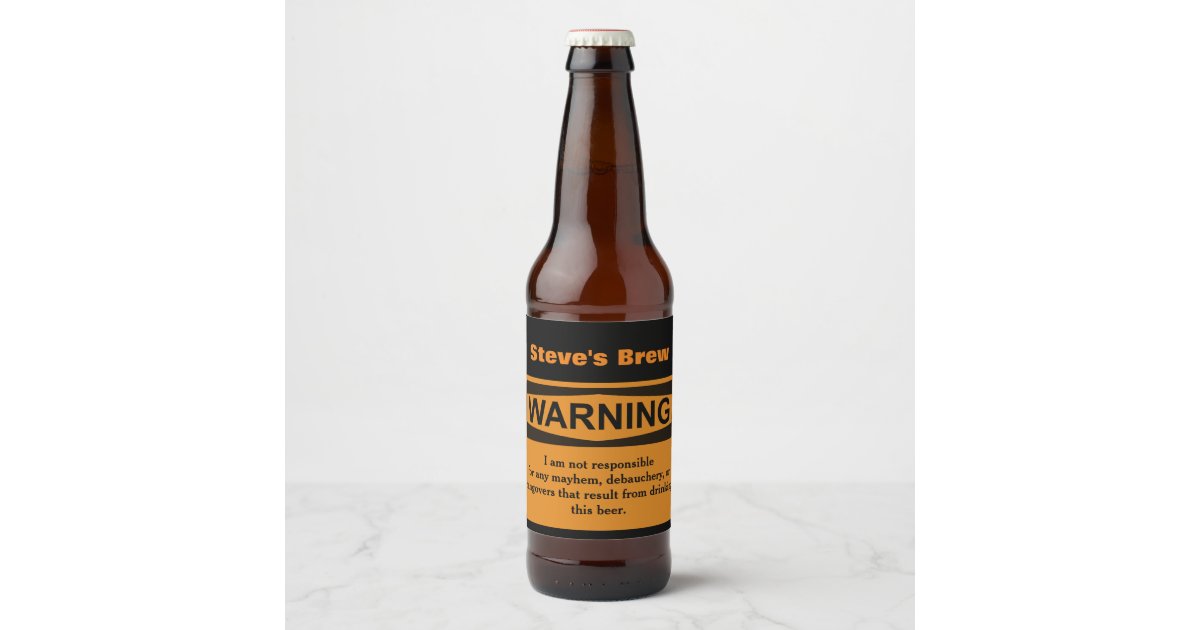 It's just an image of Vibrant Funny Beer Warning Labels It's just a graphic of Vibrant Funny Beer Warning Labels