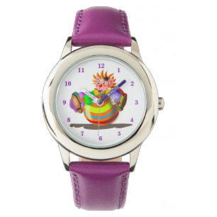 Funny Watch with Happy Clown