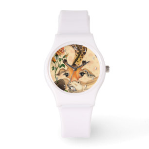 Funny Watch with Romantic Giraffe - Gentleman