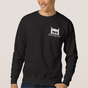 Funny Watching You Cat Cute Minimal Sweatshirt