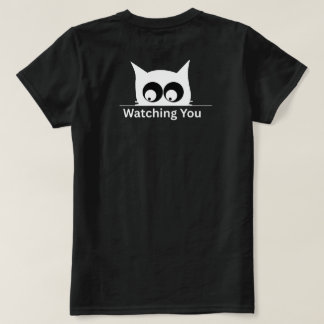 Funny Watching You Cat Cute Minimal T-Shirt