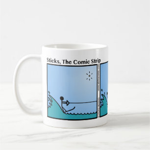 Funny Water Skiing Stickman Mug - 035