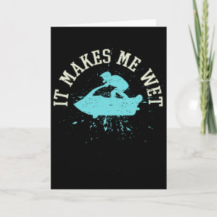 Funny Watercraft Rider I Funny Jet Skiing Card