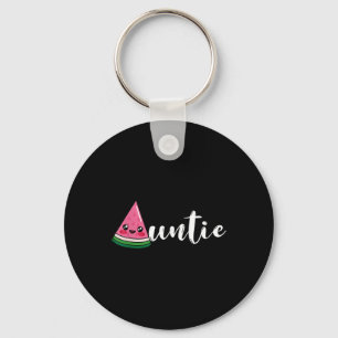 Funny Watermelon Fruit Lover Auntie Aunt Family Su Key Ring